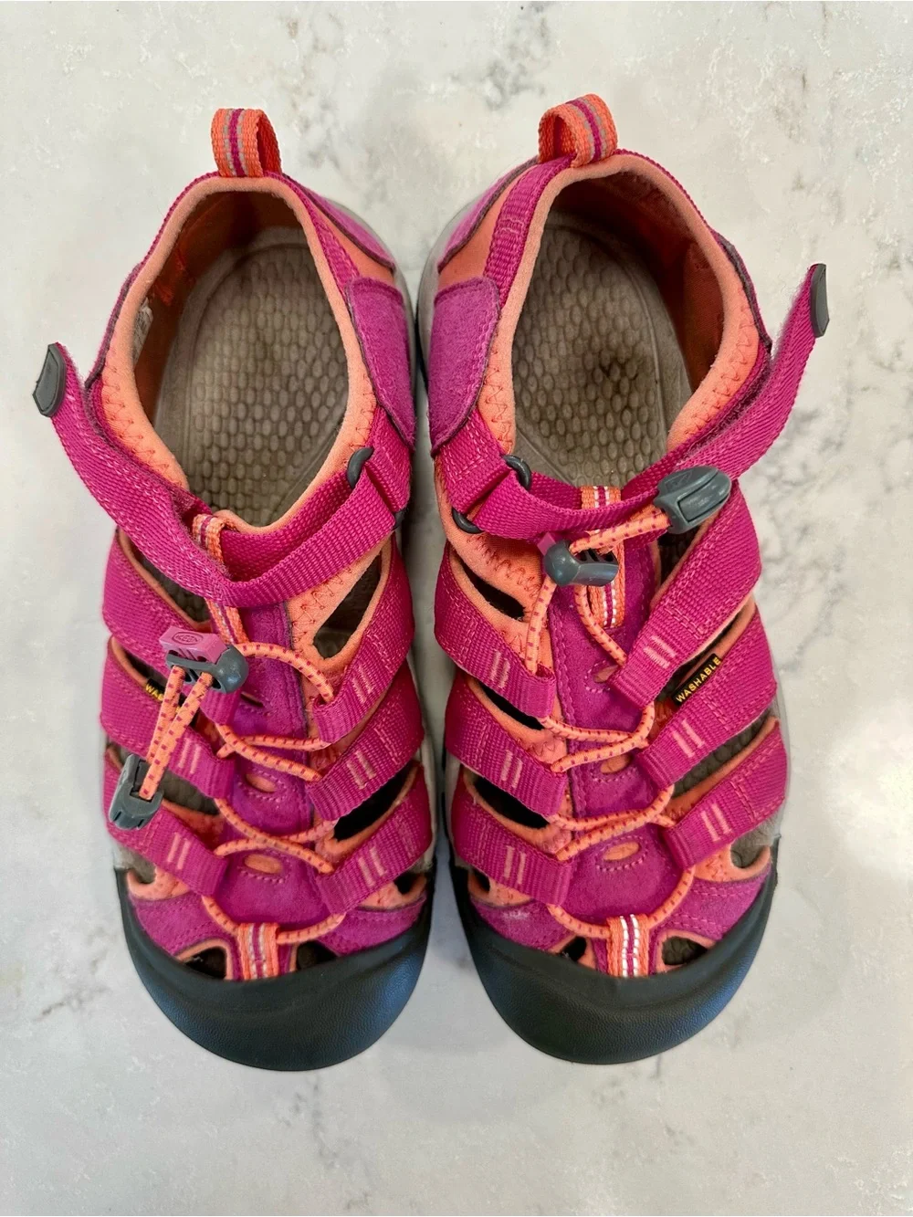 KEEN Newport H2 Big Girls Size 5 Pink Hiking Sandals Water Shoes